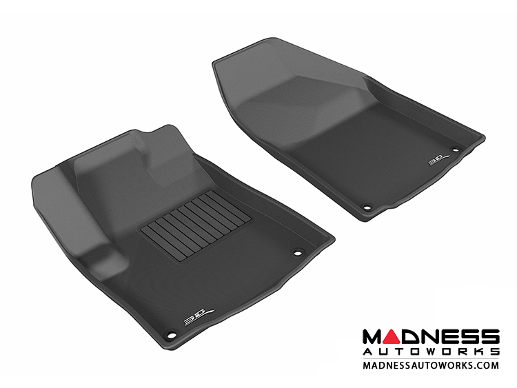 Jeep Cherokee Floor Mats (Set of 2) - Front - Black by 3D MAXpider